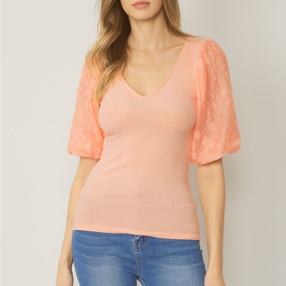 Blossom Belle Puff Sleeve Top - Picture 4 of 4